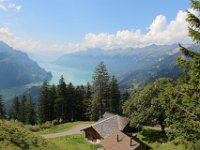 oberhald des Brüningpasses Blick auf den Brienzer See