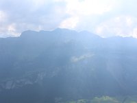 durch die Quellwolken leider kein Blick auf das Berner Dreigestirn