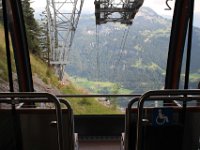 runter ging es mit der Seilbahn auf den Chefsesseln