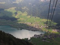 Lauenen mit See aus der Seilbahn