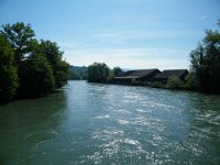 Aufgrund der letzten Regenfälle viel Wasser