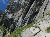 ein ehemaliges schiefes Gartentor als Viehsperre