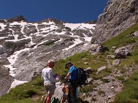 beliebter Rastpunkt vor dem letzten Anstieg zum Säntis