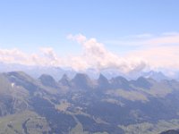 die Churfristen von "hinten", dahinter liegt der Walensee