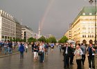 Kurz, knapp und fetig. Dann ein wunderschöner Regenbogen
