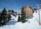 Der Lift geht direkt durch Avoriaz